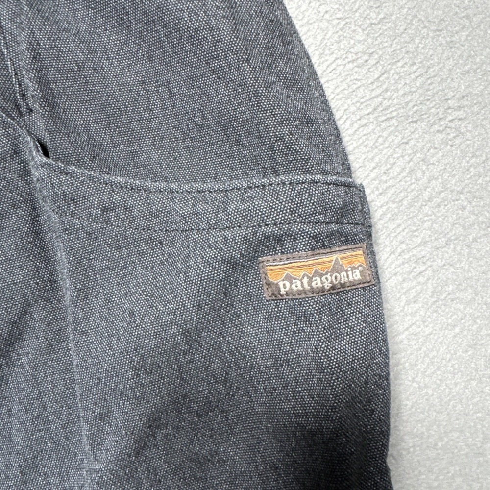 Patagonia Iron Forge Double Knee Pants‎ Womens Sz 16 Black Hemp Organic Outdoors - Picture 8 of 15